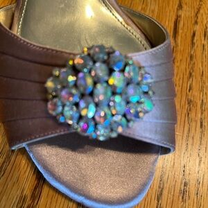 Nina New York Rose gold Glamorous Crystal Heels